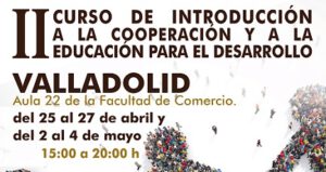 Abierta inscripción para el Curso de Introducción a la Cooperación y Educación para el Desarrollo en Valladolid y Segovia