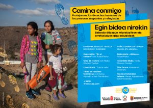 CAMINACONMIGO, campaña derechos de las personas migrantes y refugiadas.