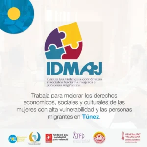 <strong>IDMAJ: cooperación sindical contra las violencias hacia mujeres y personas migrantes en Túnez.</strong>